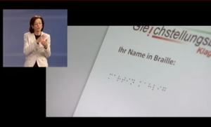 Ihr Name in Braille